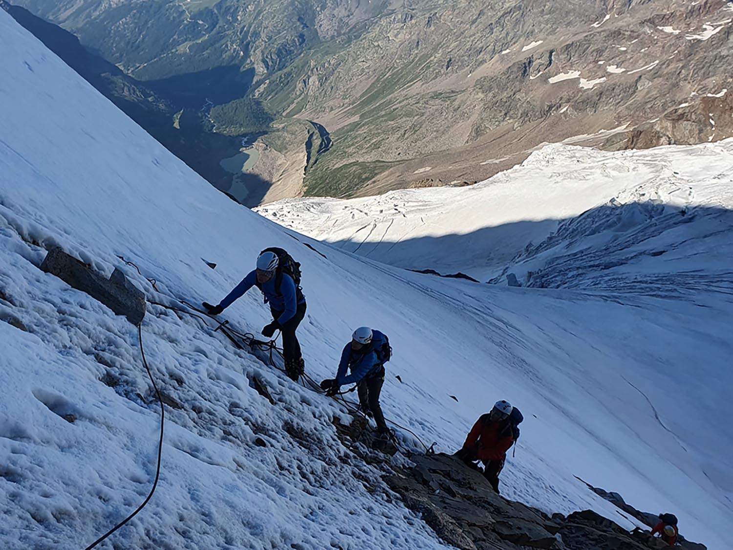 Expeditie overzicht - Monte Rosa traverse 2019